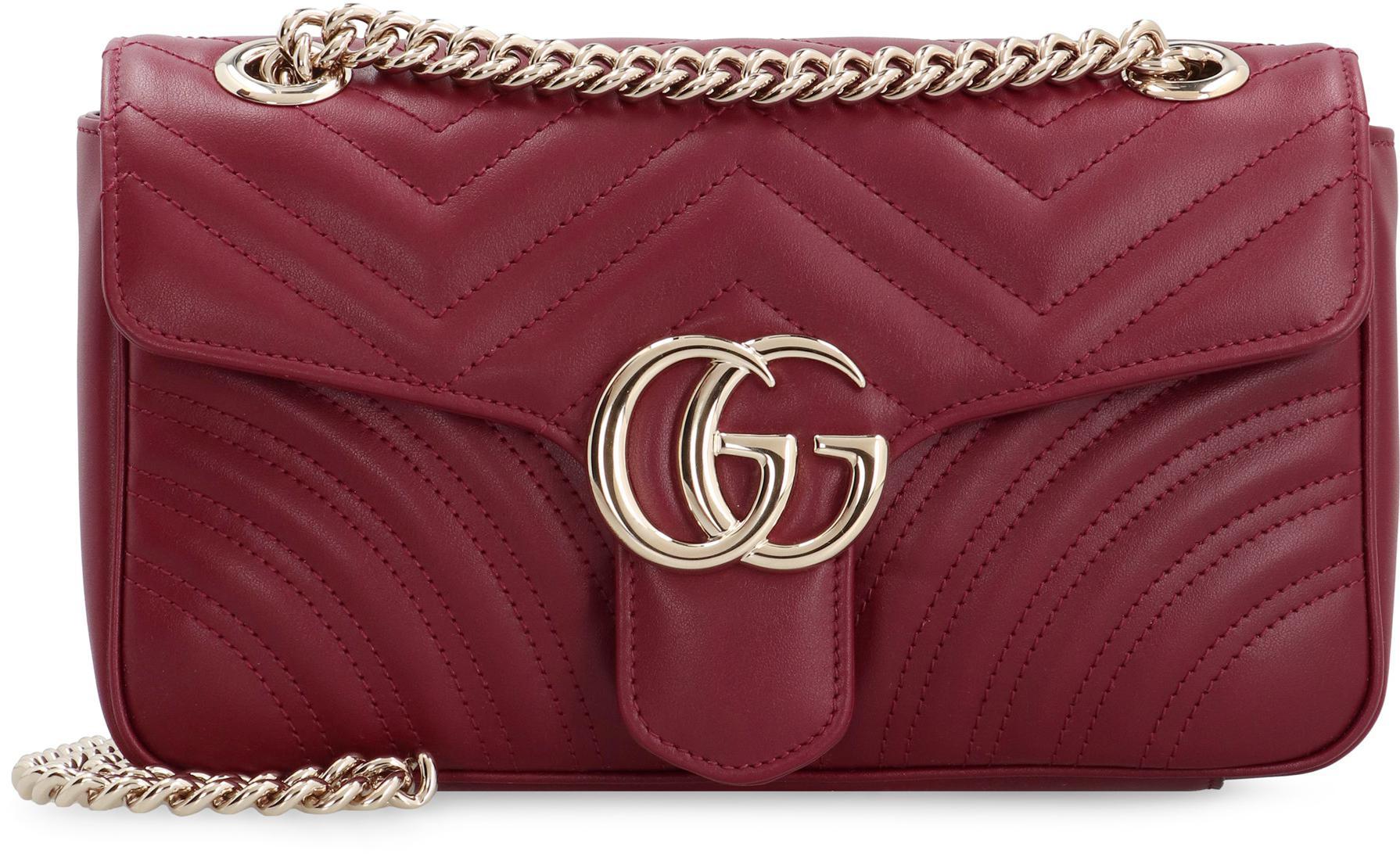 Gg marmont quilted leather shoulder bag deals