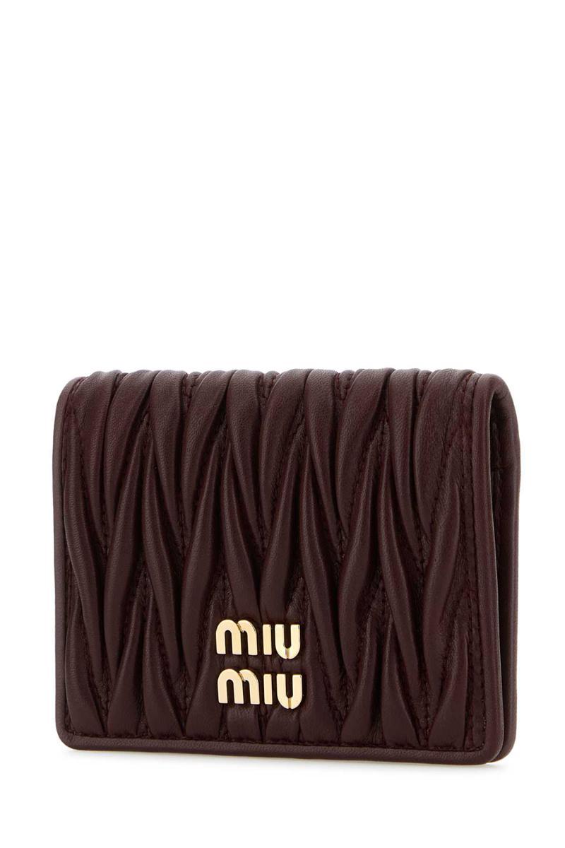 Miu Miu Leather Wallet | Brown | FARFETCH