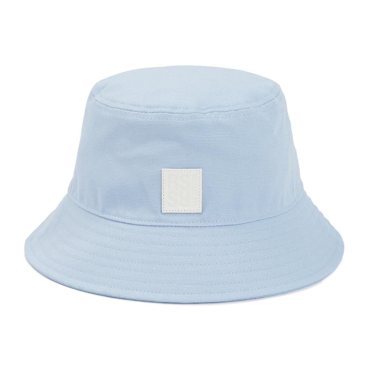 Raf Simons Logo Bucket Hat in Blue for Men | Lyst