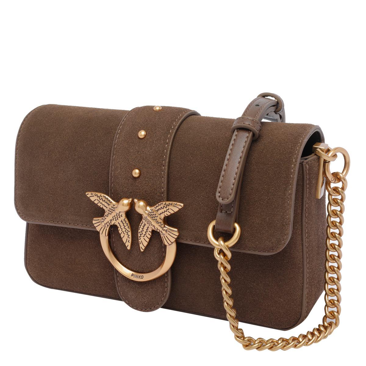 ショルダーバッグ・ポシェット PINKO Woman Crossbody bags Brown 100037A0F2 M32Q Pinko Bags in Brown | Lyst