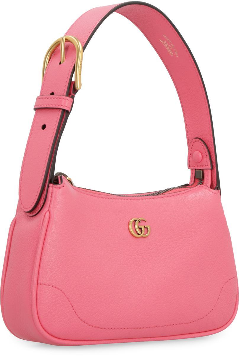 Gucci Aphrodite leather shoulder bag - 6627 핑크