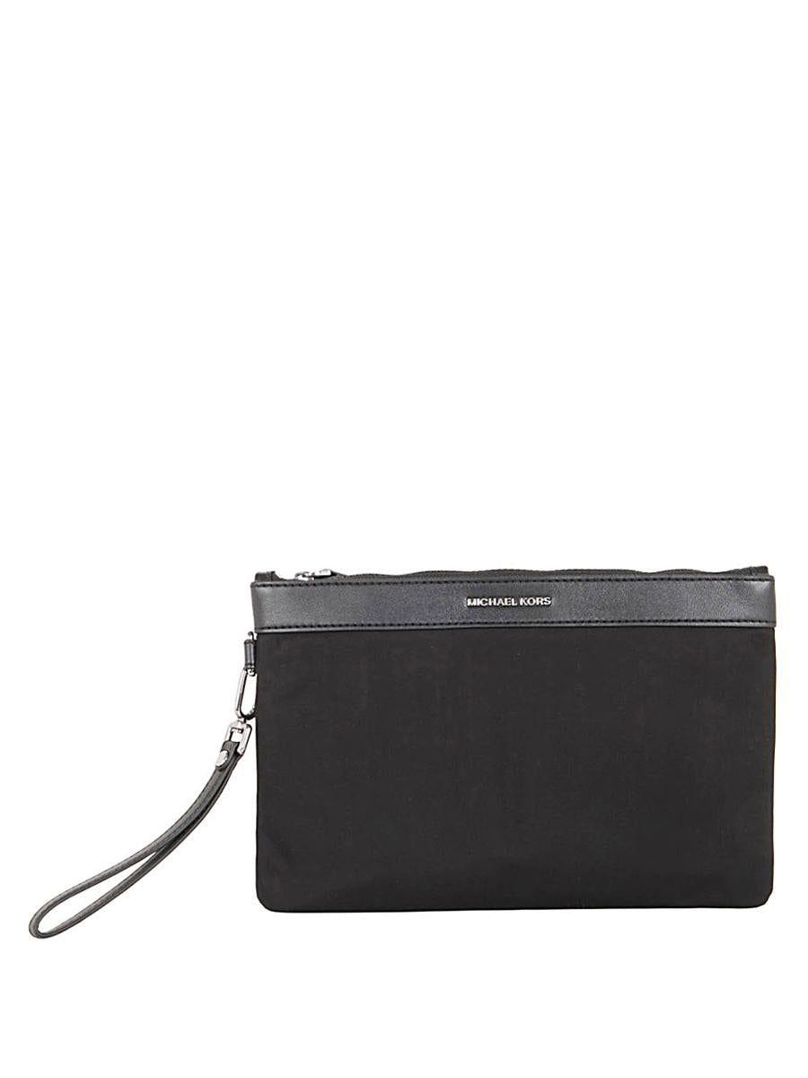 Michael Kors Men's Black Leather Small Travel Pouch 33H9LACU1X-001 -  Handbags - Jomashop