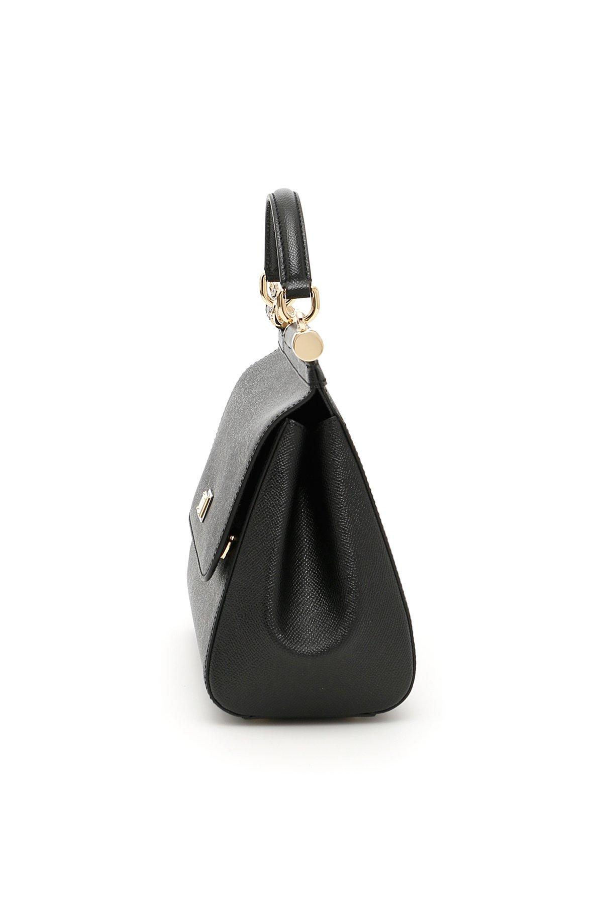 Dolce & Gabbana Small Sicily Bag in Black