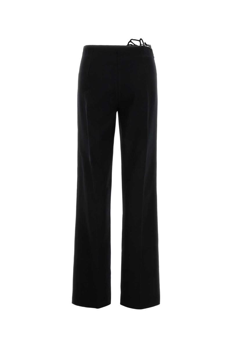 パンツ BLUMARINE Women Straight Pants P522P164A N0990 BLACK pantaloni_in_georgette_effetto