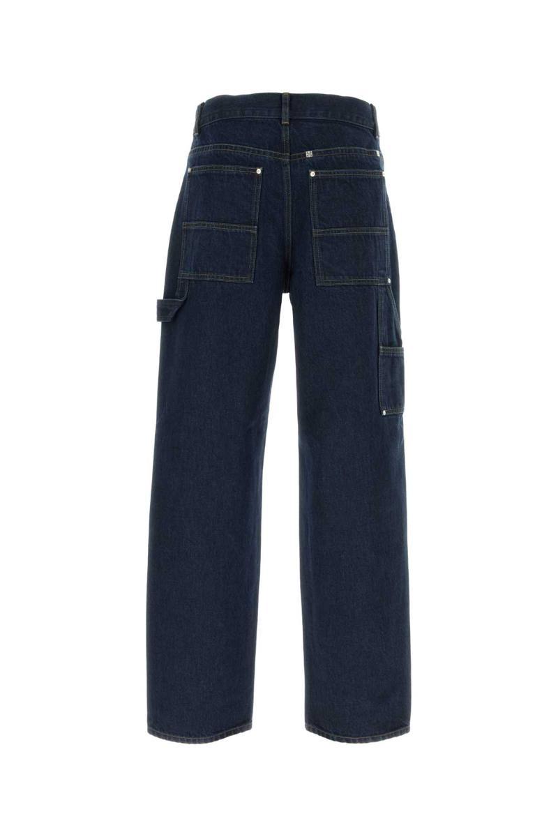 【関税込み】givenchy Cargo jeans Blue High-rise straight-leg cargo jeans | GIVENCHY | NET-A