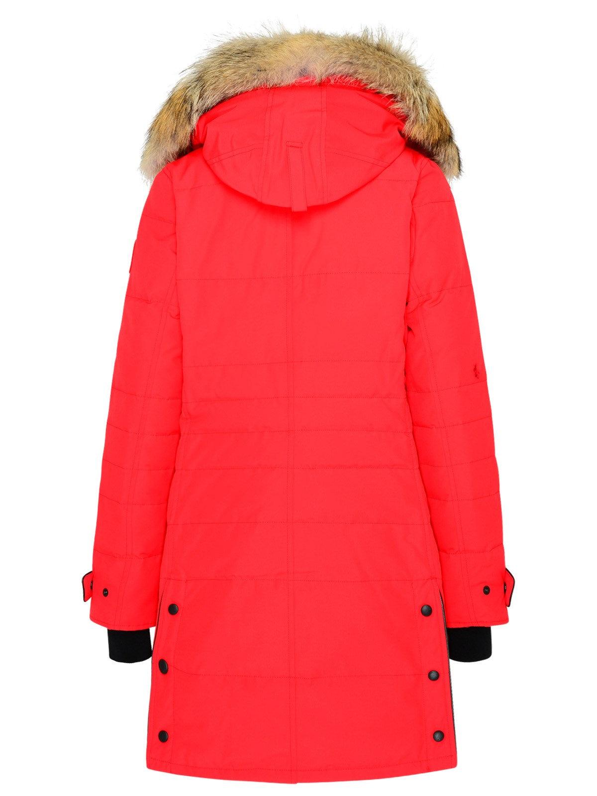 Canada Goose Synthetic Red Nylon Lorette Parka | Lyst