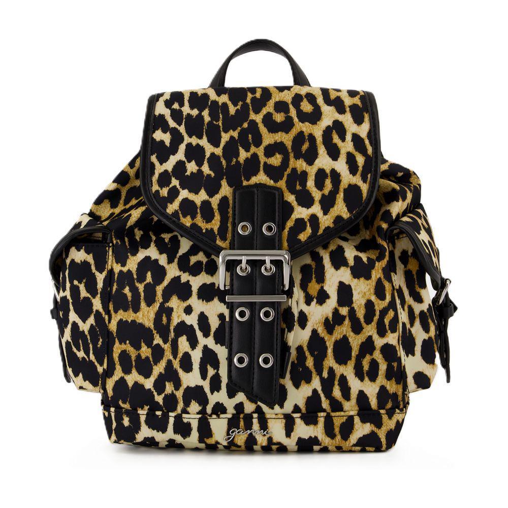 バックパック・リュック Ganni SMALL BUCKY BACKPACK Ganni Small Bucky Backpack - Black | Garmentory
