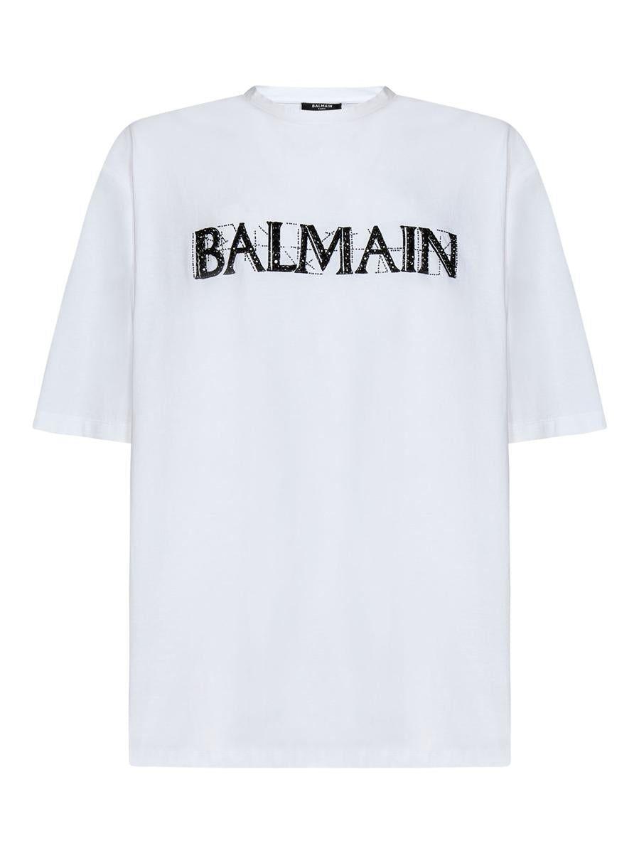 Balmain T-shirt in White for Men | Lyst