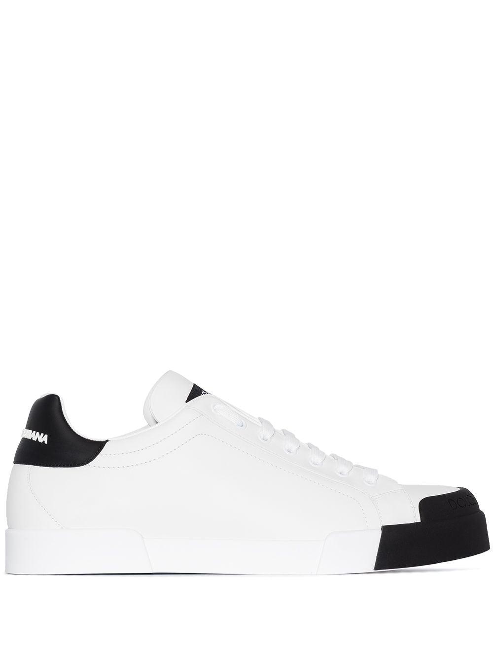 Dolce & Gabbana Leather Sneakers White for Men - Lyst