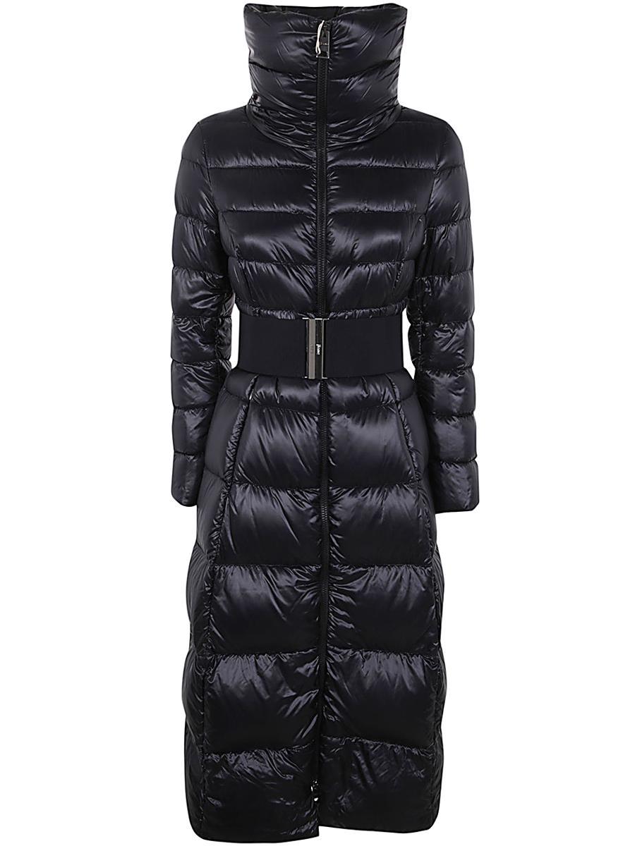 Herno black coat discount