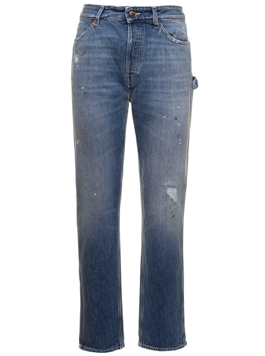 Washington DEE-CEE U.S.A. Blue Farmer Jeans In Denim With Pockets And ...