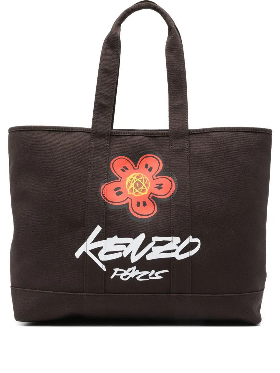 ☆関税込☆【KENZO】KENZO UTILITY トートバッグ BOKE FLOWER KENZO - Boke Flower Embroidered Tote Bag Kenzo
