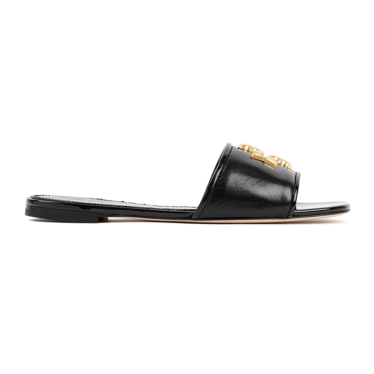 Tory Burch Eleanor Slide Shoes in Black | Lyst