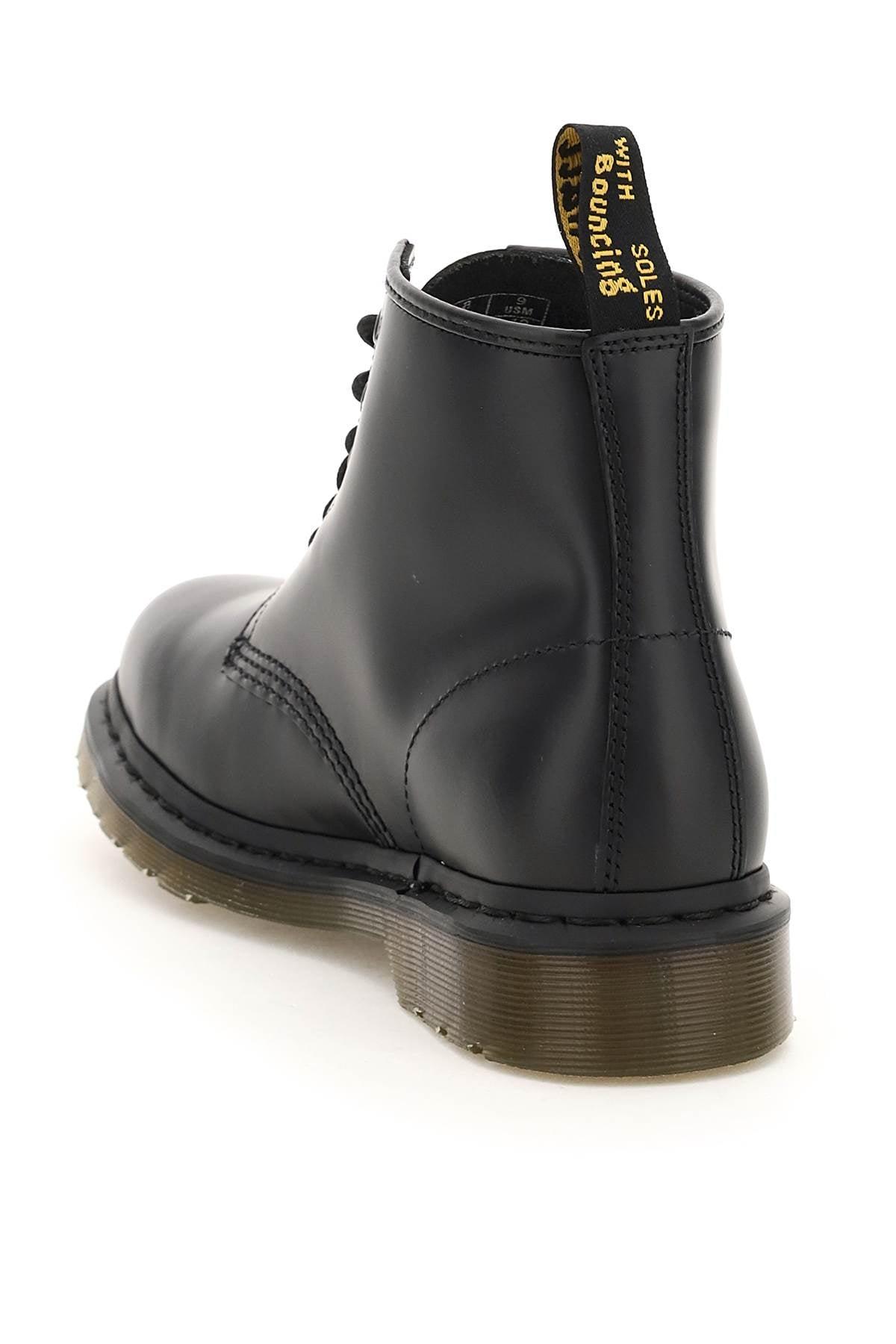 Dr. Martens Leather Dr.martens 101 Smooth Lace-up Combat Boots in Black for  Men - Save 41% | Lyst