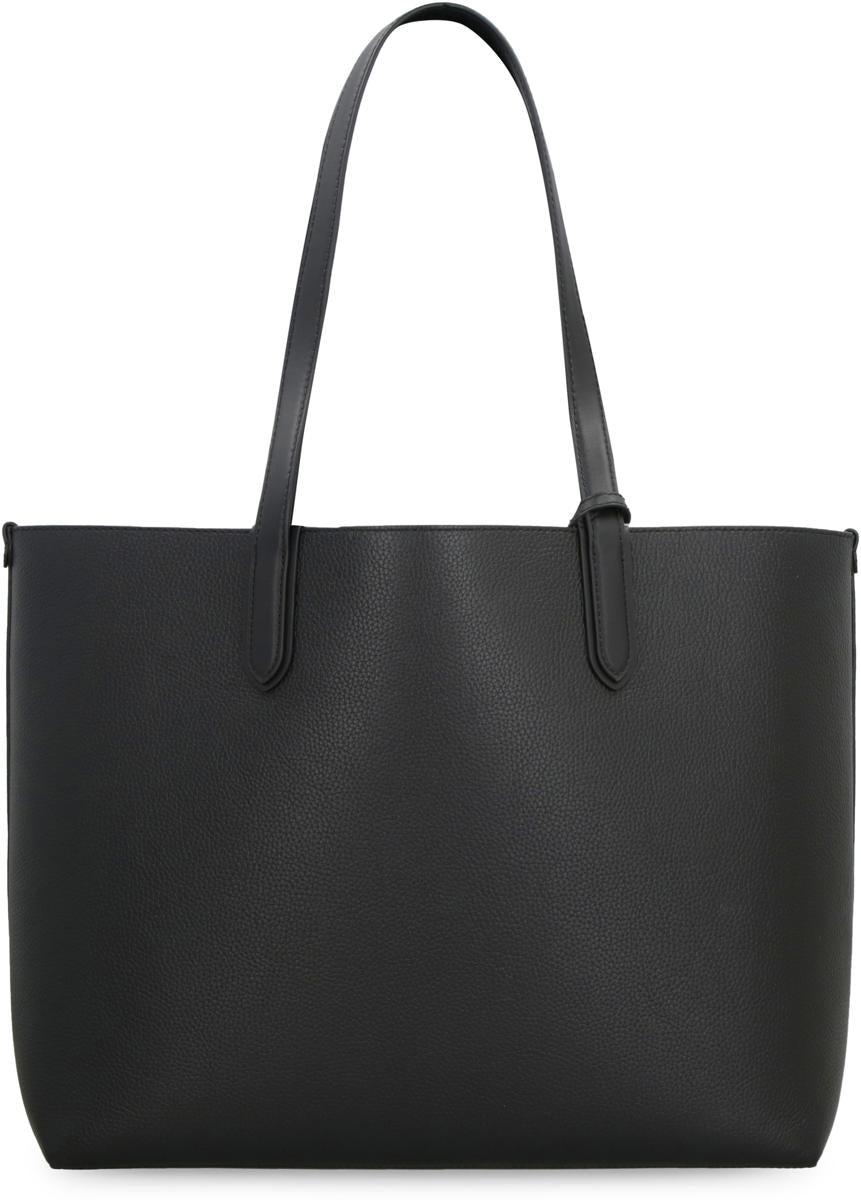 Michael Kors Eliza Leather Tote in Black Lyst