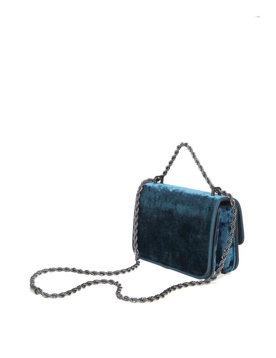 Tory burch blue suede bag hotsell