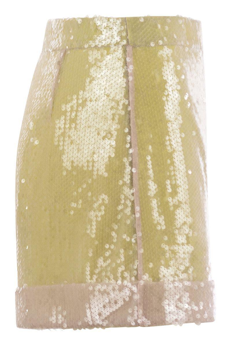 ボトムスその他 MVP WARDROBE Shorts with sequins all over MVP WARDROBE Shorts With Sequins All Over in Green | Lyst UK