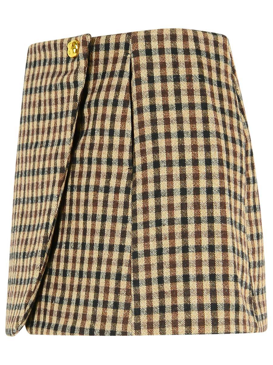 スカート GANNI Women Skirts W0173135 Beige Beige Women's Skirts | Midi, Mini & Maxi Styles | GANNI