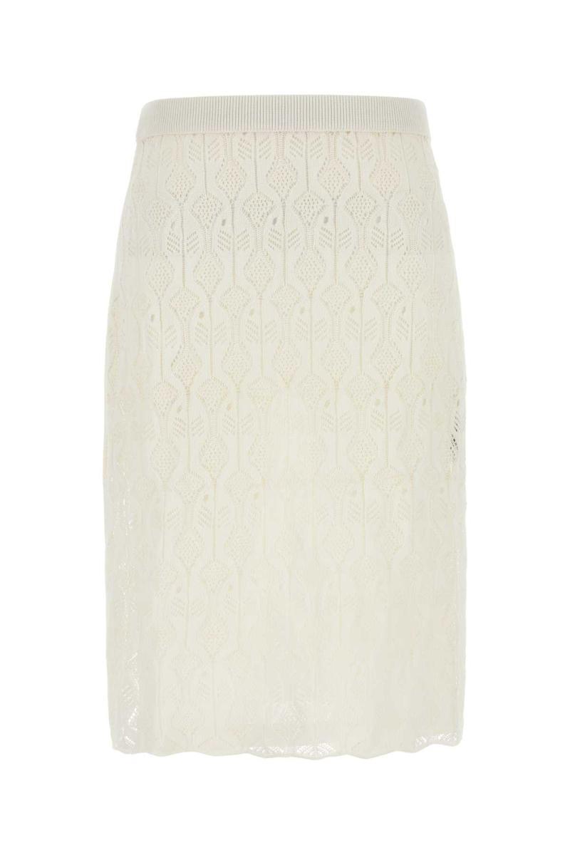 ワンピース BOTTEGA VENETA Women Mid Skirts 725506V2LB0 9071 WHITE 725506V2LB0_9071-4_2593cd76-
