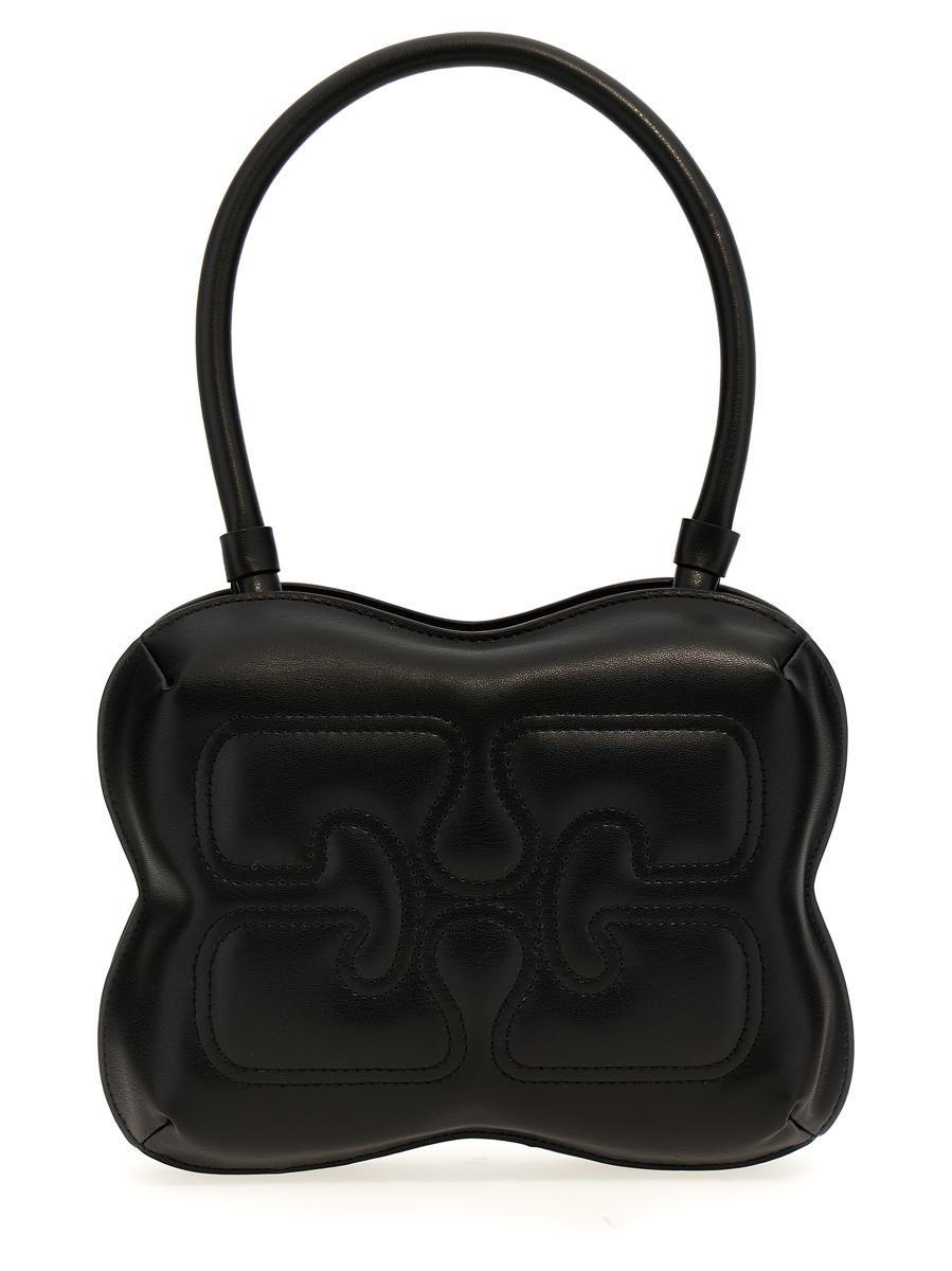 Ganni - Black Butterfly Top Handle Handbag main image 1