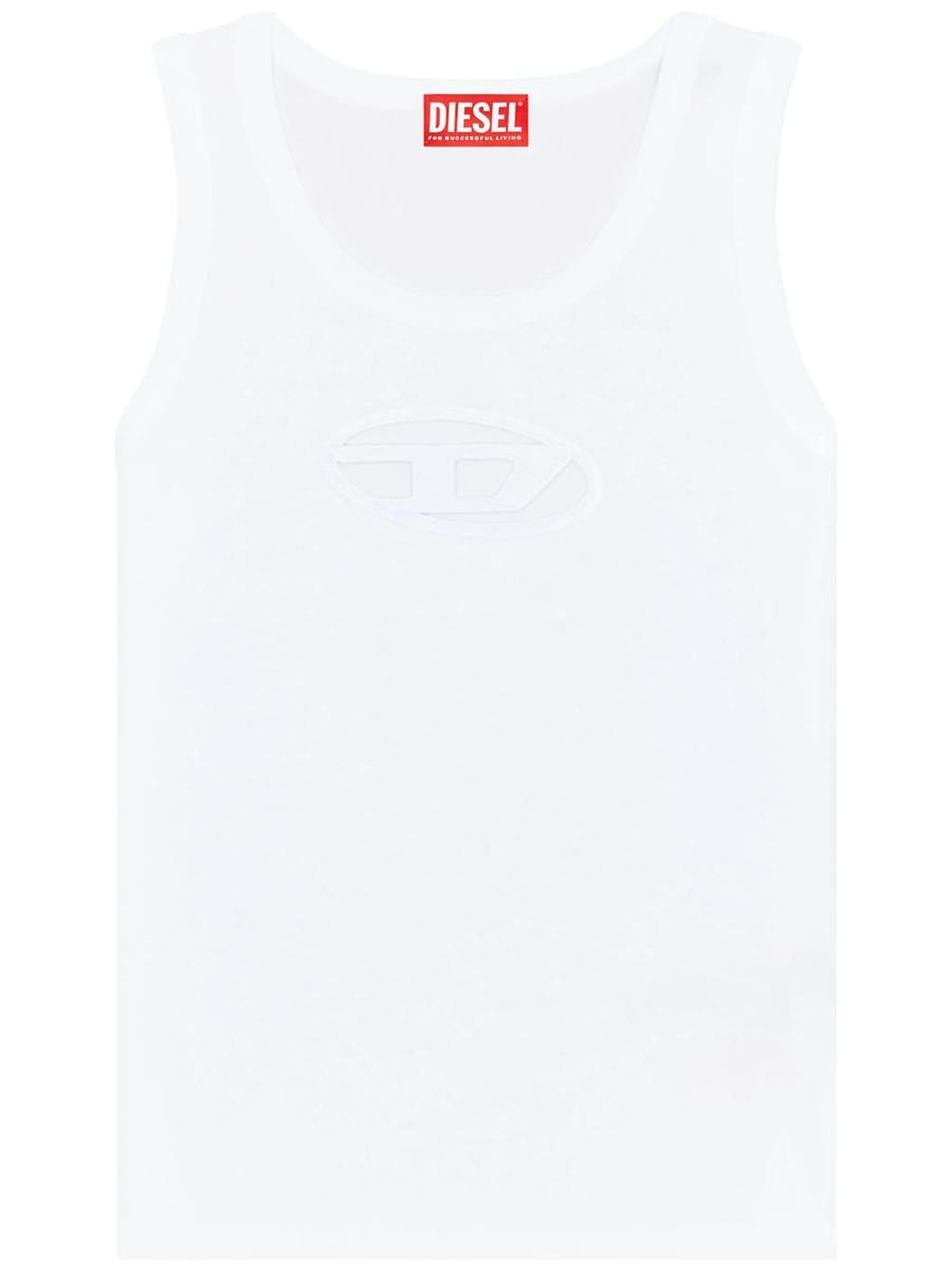 トップス DIESEL Design tank top Diesel Sun-faded tank top with side bands - T-Shirts Mens in