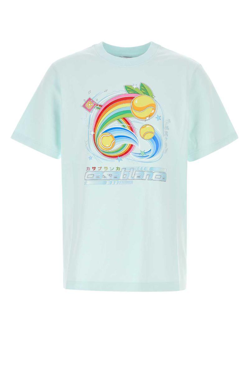 Blue CASABLANCA T-shirts for Men | Lyst