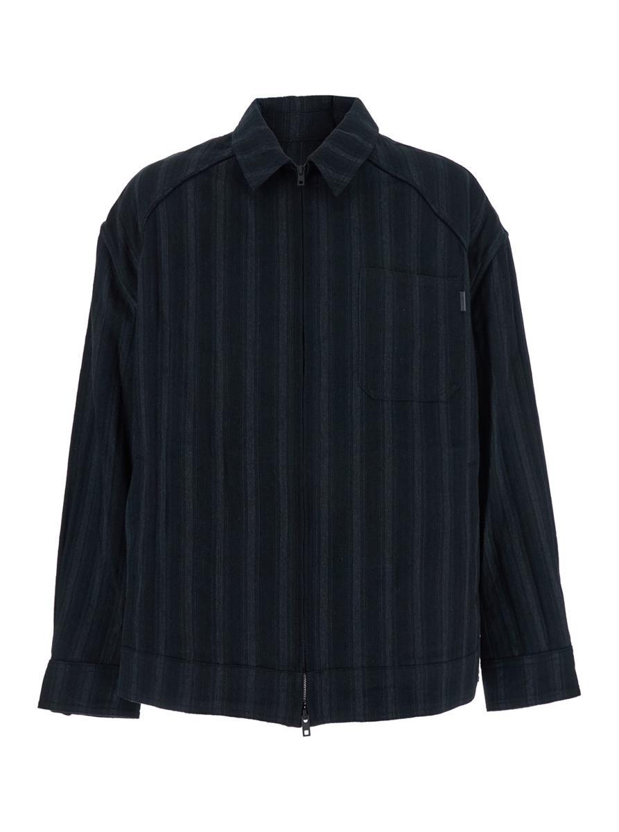 Tシャツ・カットソー JUUN.J Coated Cotton Tailored Collar Shirts Juun.J embroidered-logo Cotton T-shirt | Blue | FARFETCH EG