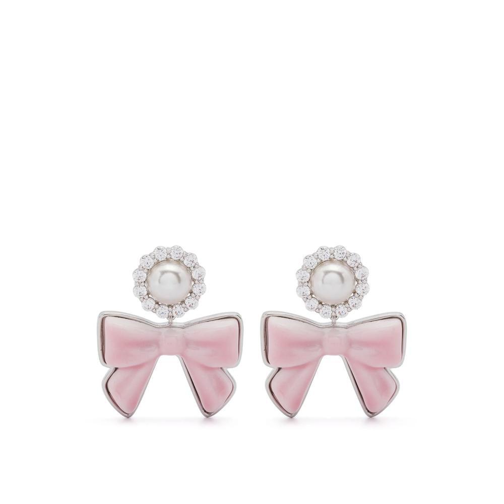 ラスト１点限り☆ SHUSHU TONG☆PAVE BOWKNOT EARRING要在庫確認 SSENSE SHUSHU/TONG Silver YVMIN Edition Pave Bow Earrings 140.00
