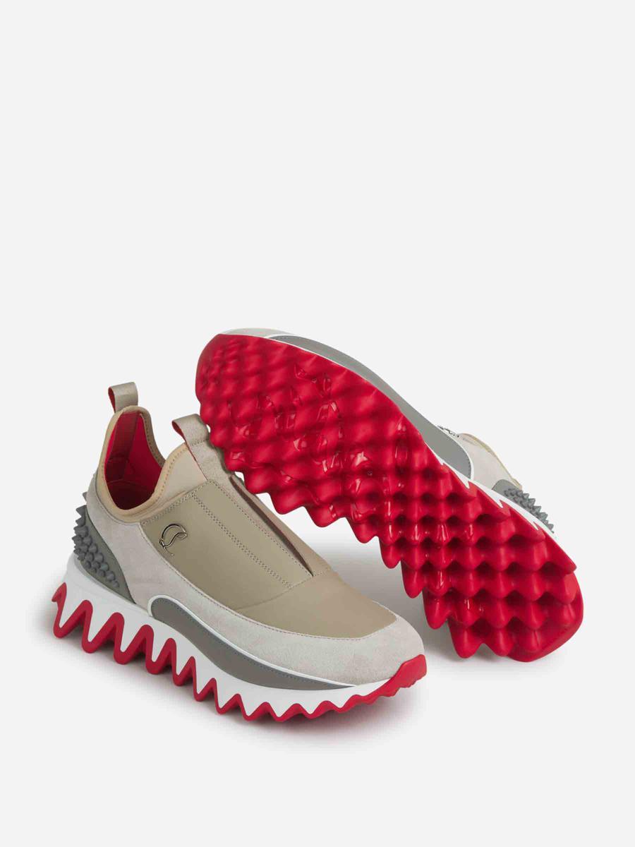 Christian Louboutin Sneakers Sharkyloub Spikes in White for Men