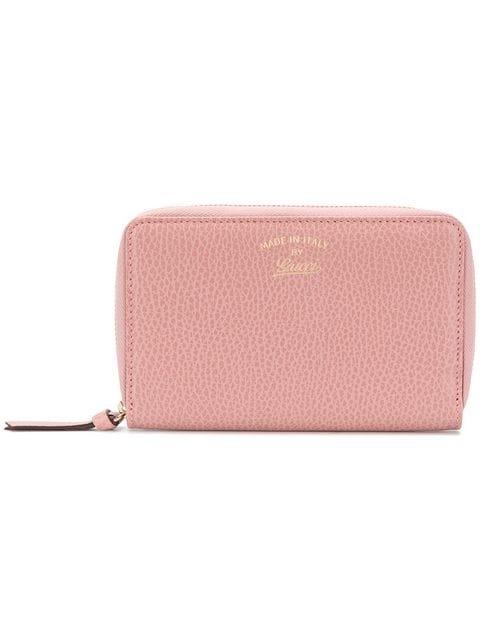 gucci zip around wallet small