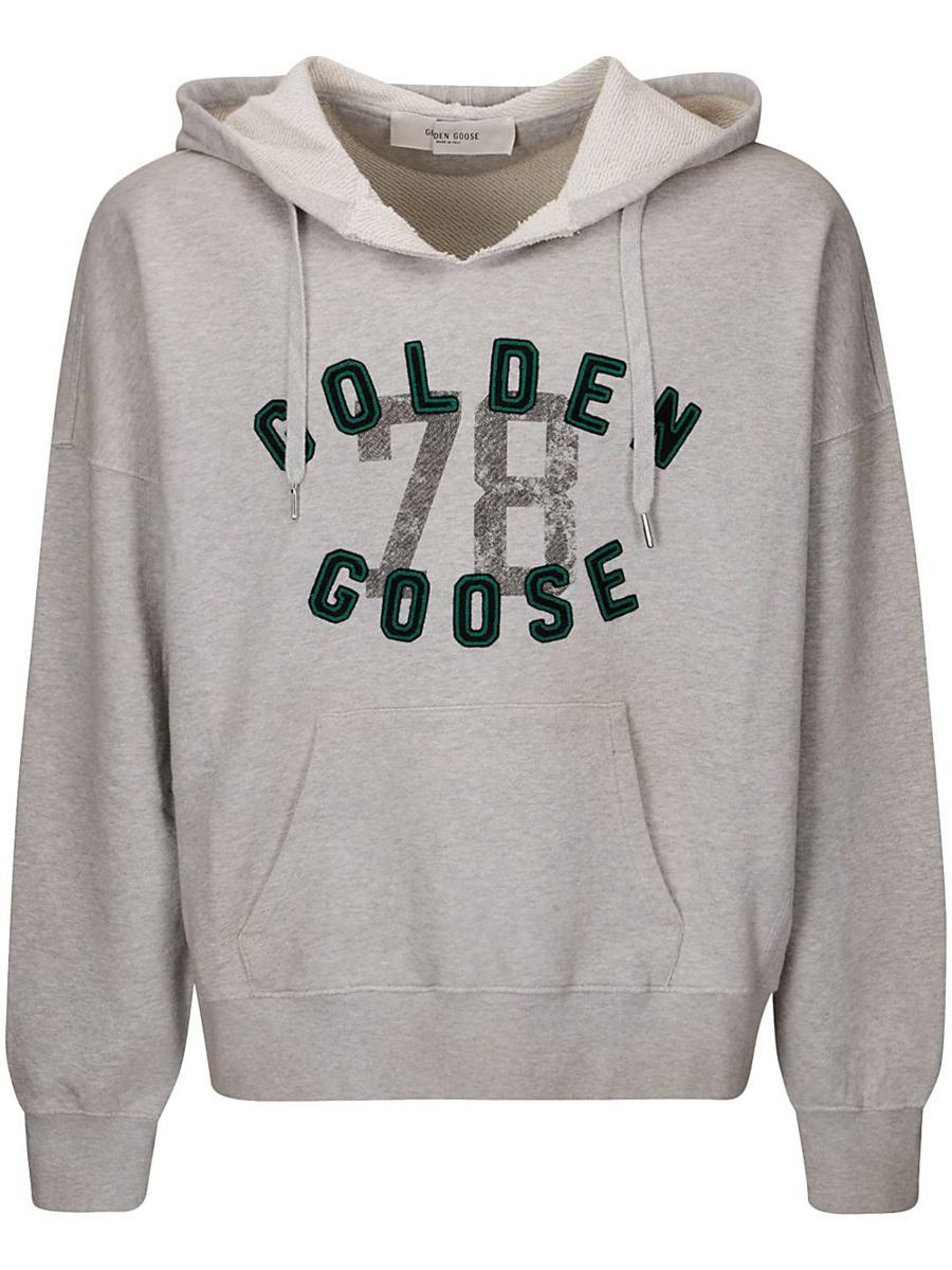 パーカー・フーディ Golden  Liived-In Effect Hoodie Golden Goose Liived-In Effect Hoodie in Gray for Men | Lyst