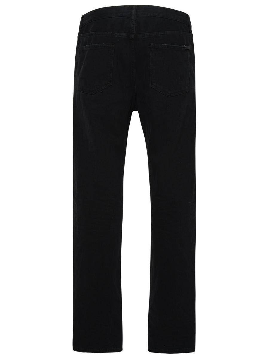Saint Laurent Oklahoma Jeans In Black Denim for Men | Lyst