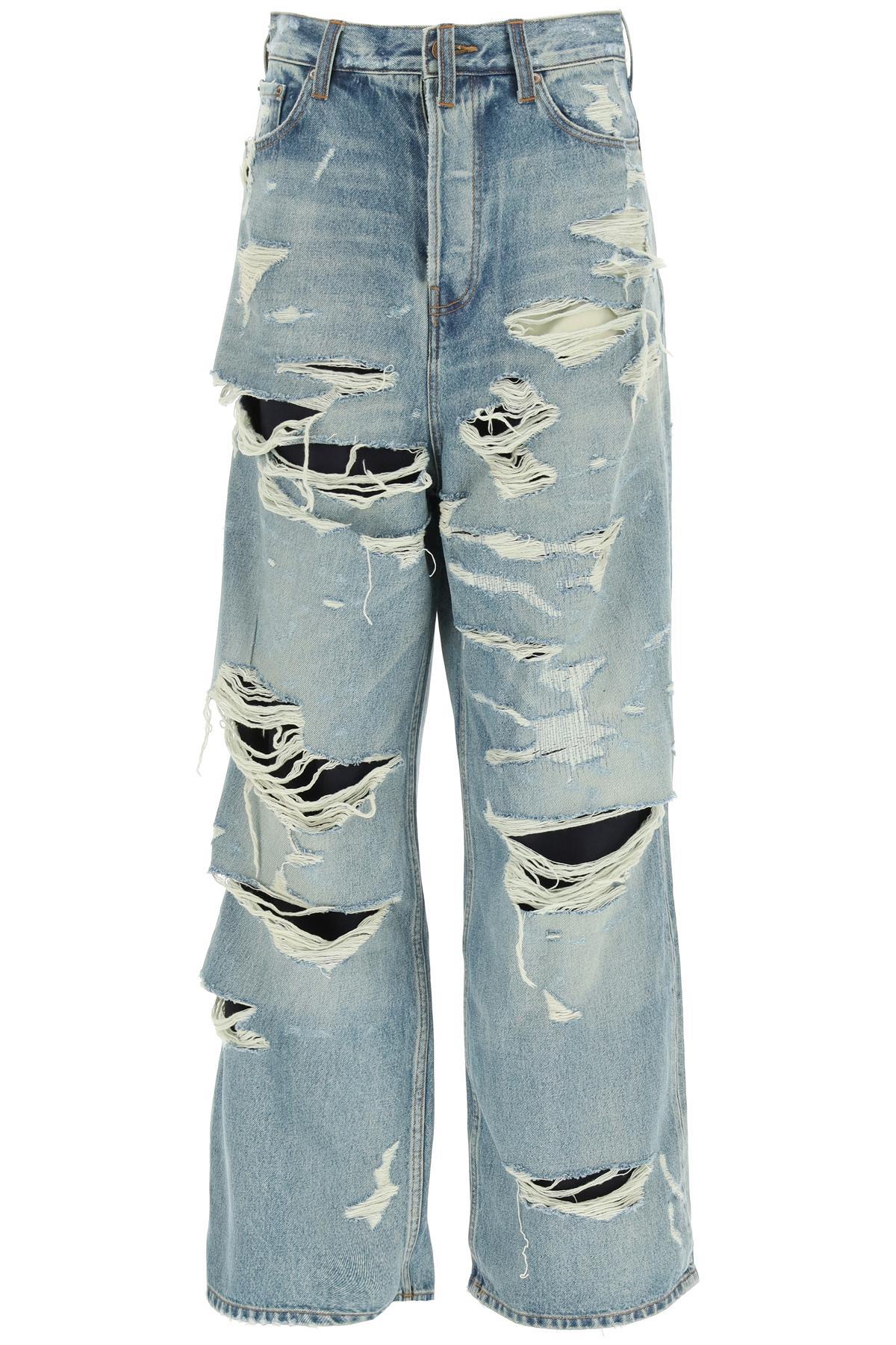 Balenciaga Denim Loose Fit Slashed 