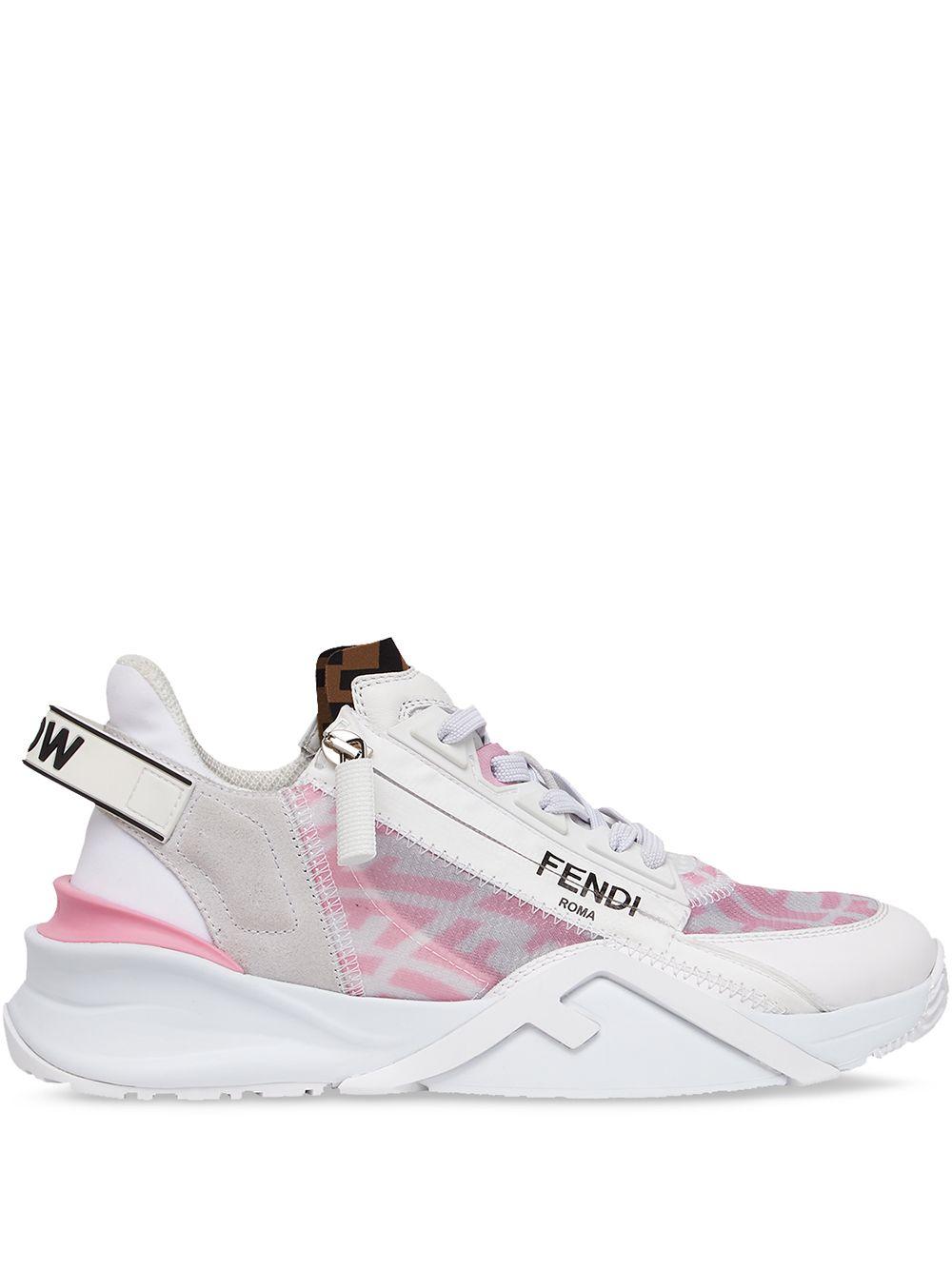 fendi flow sneakers white