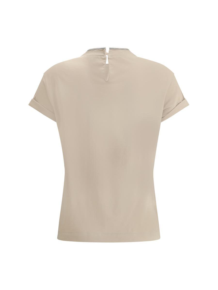 Tシャツ・カットソー BRUNELLO CUCINELLI Woman T-Shirt Brown MPT18BD222 C8705 Brunello Cucinelli T-shirts for Women | Online Sale up to 64