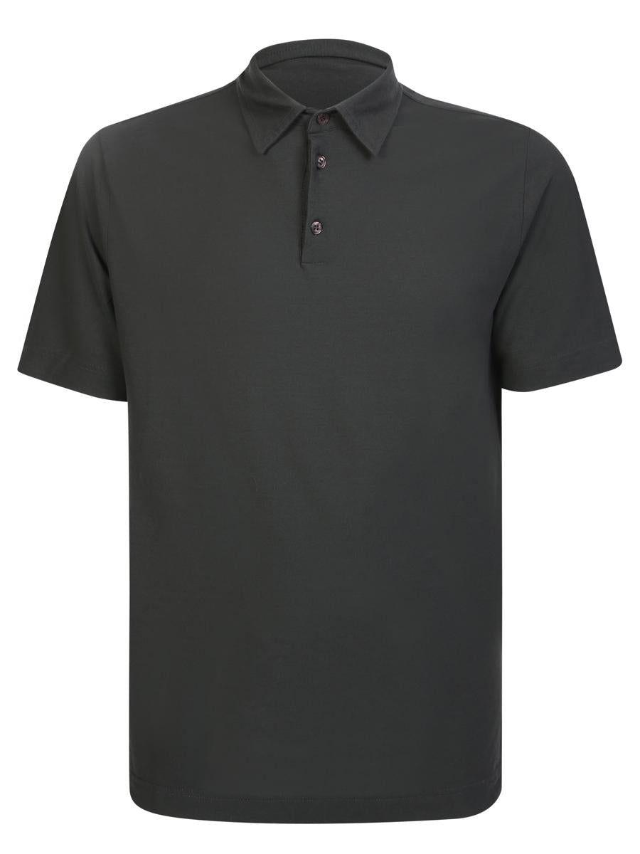 Zanone Military Polo Shirt By in Black for Men | Lyst