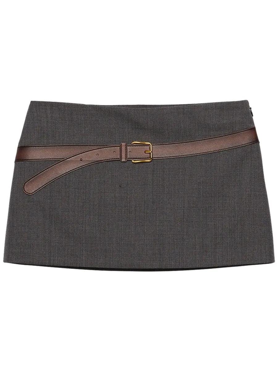 Prada Gonna Lana Tec in Black | Lyst UK