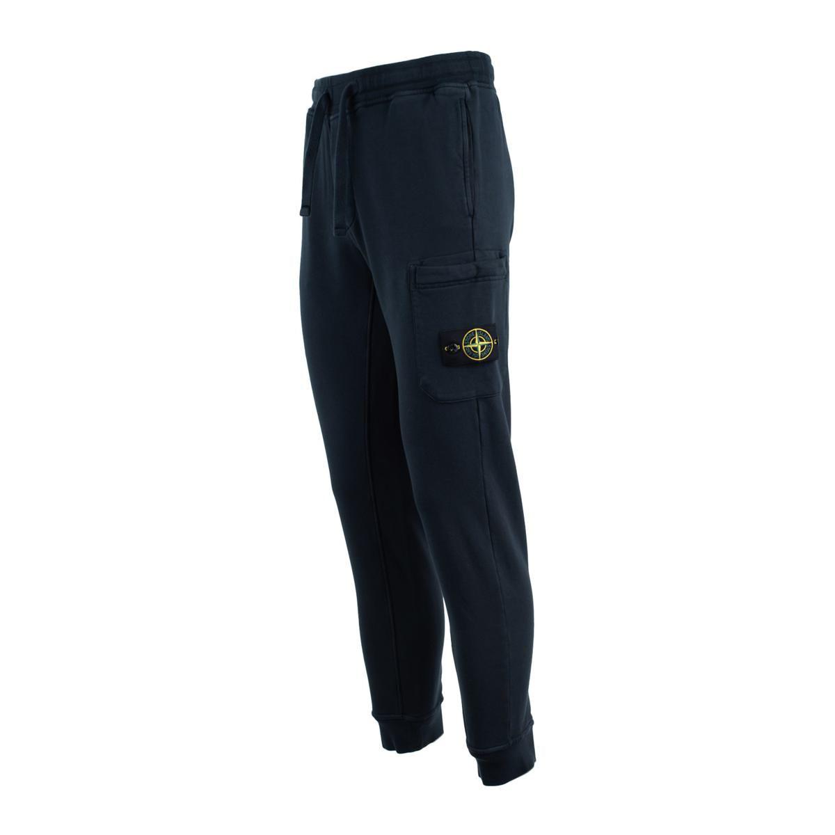 Stone Island Organic Cotton Fleece in Blue for Men | Lyst