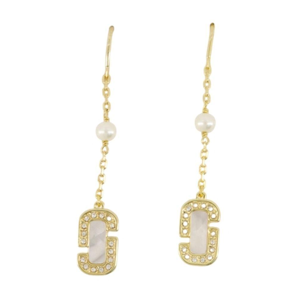 【関税込み】Mop Drop Earrings - Marc Jacobs - l - Gold Marc Jacobs Earrings and ear cuffs for Women | Online Sale