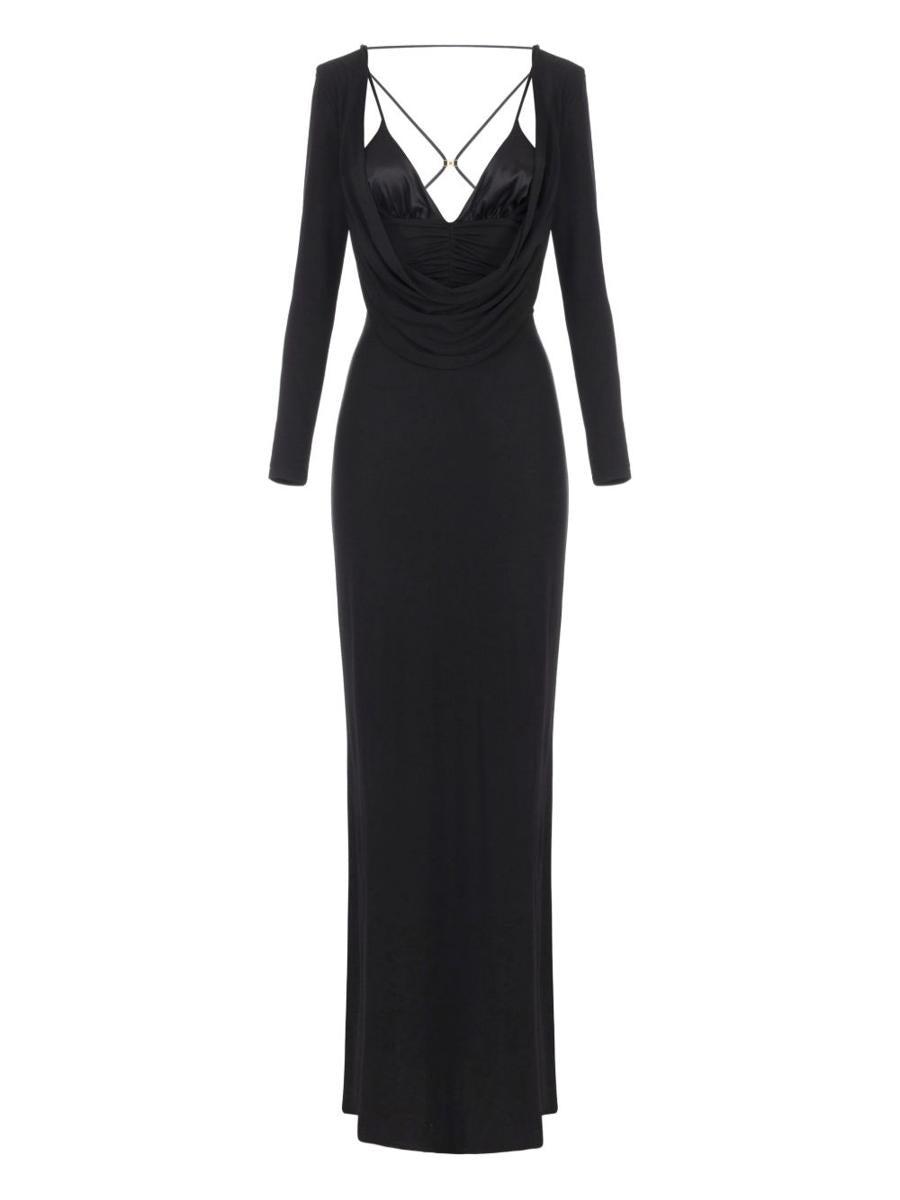 ワンピース ELISABETTA FRANCHI Woman Dress Black AB771 685 ELISABETTA FRANCHI Woman dress am65b41e2 110 black