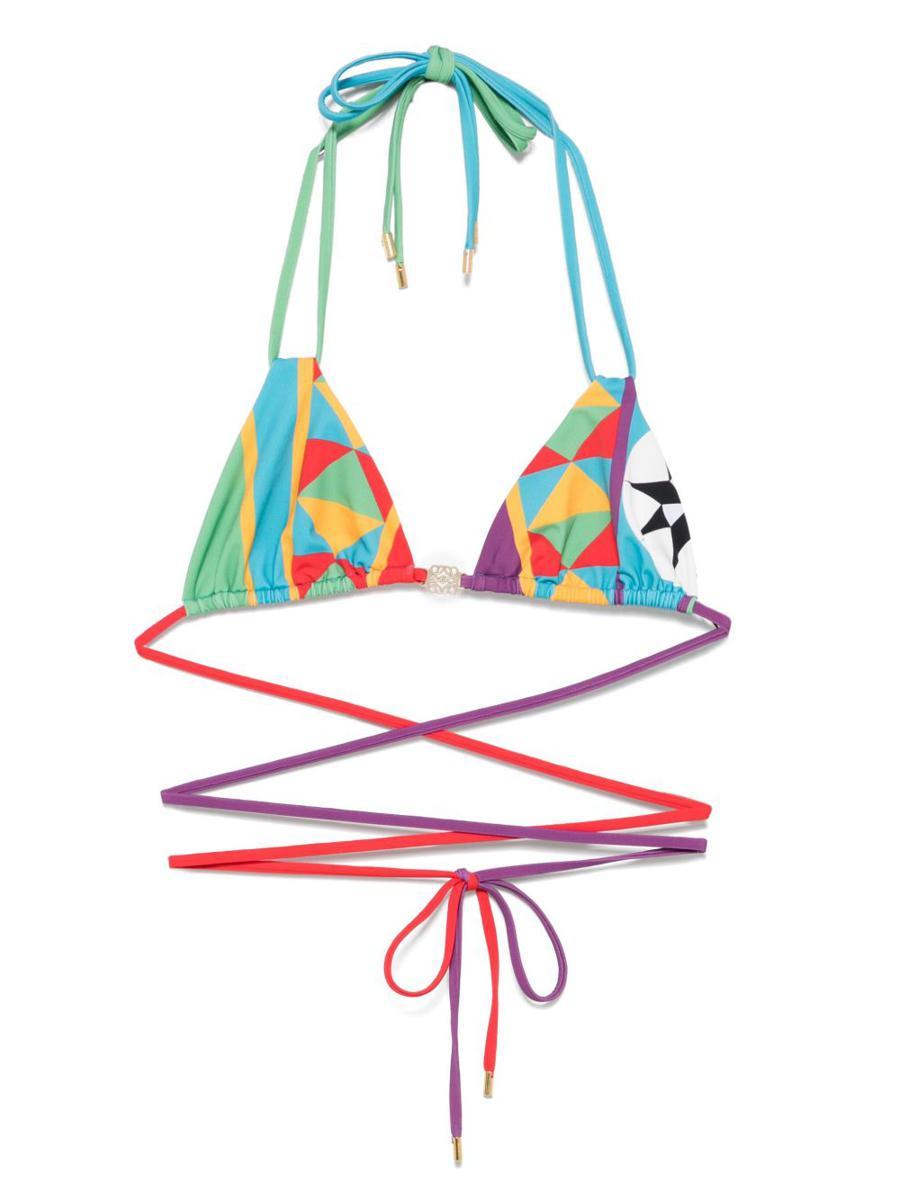 ビキニ LOEWE Women Swimsuit FSA2SS2W01CO Beige Compass Swimsuit | LOEWE | elysewalker