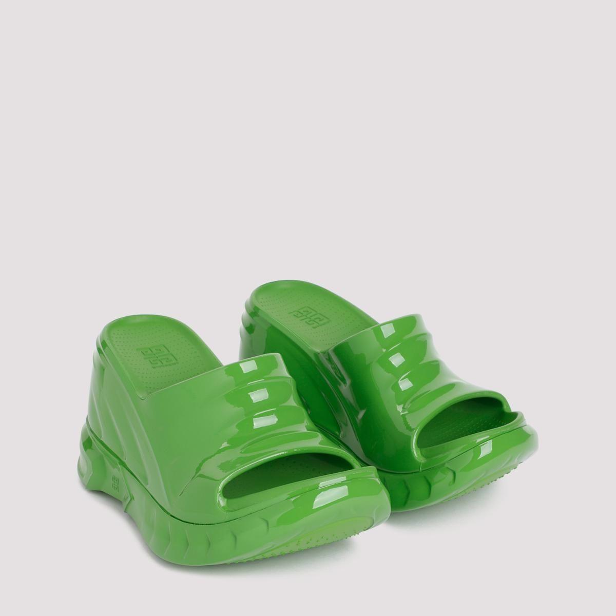 Givenchy slides green best sale