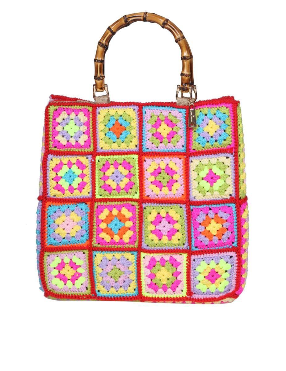 La Milanesa Crochet Tote Bag in Red Lyst