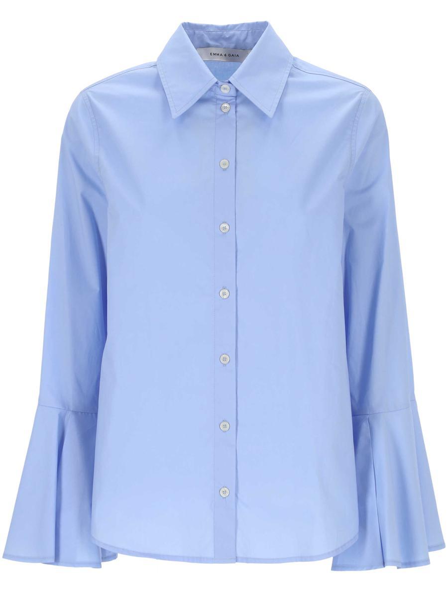 EMMA & GAIA 売れ筋商品|||エマアンドガイア シャツ トップス レディース Shirts Blue EMMA & GAIA Clothing for Women | Online Sale up to 78% off