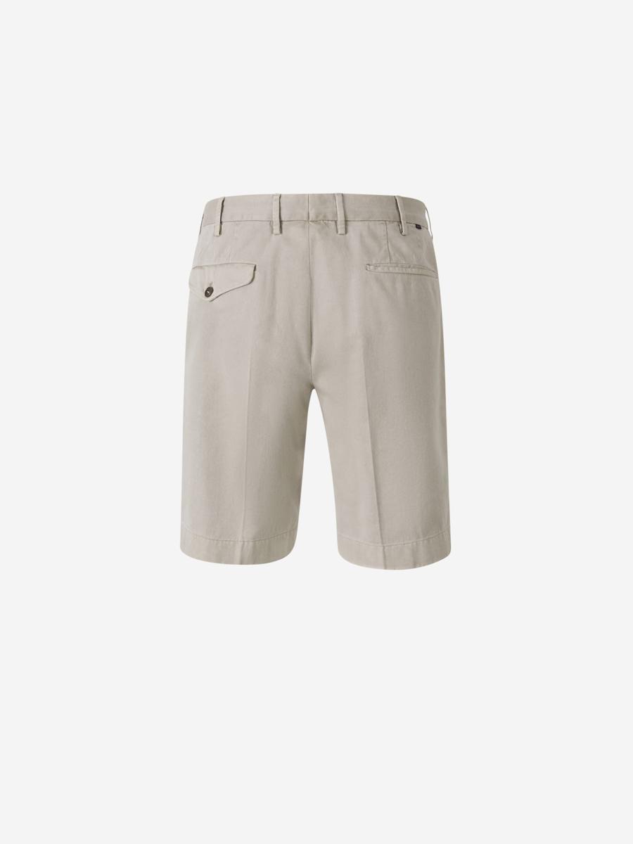 Incotex Slim Cotton Bermuda Shorts in Grey for Men Lyst UK