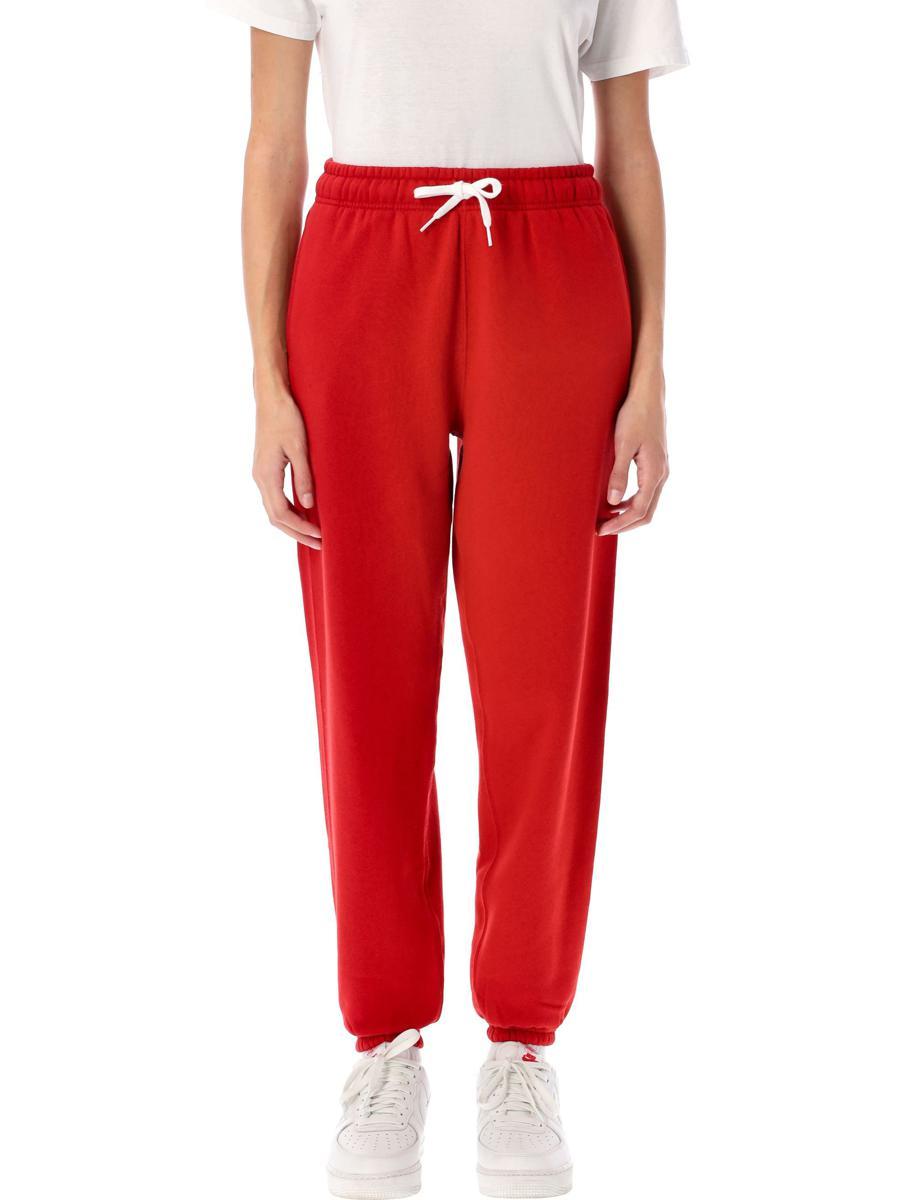 Polo Ralph Lauren Fleece Athletic Trousers in Red Lyst UK