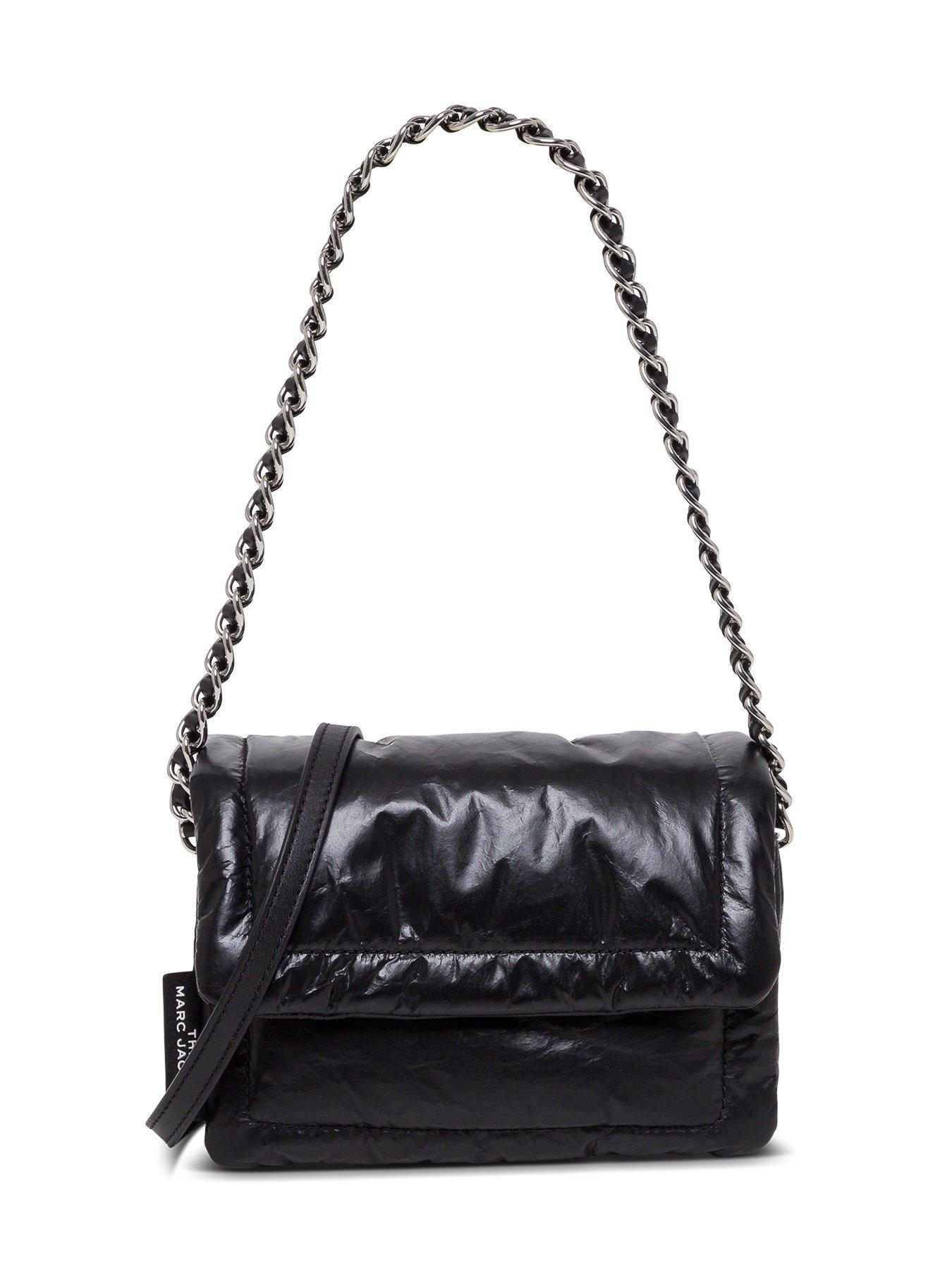 Marc Jacobs Pillow Soft Leather Small Shoulder Bag in Black  (H913L01RE22-001) - USA Loveshoppe