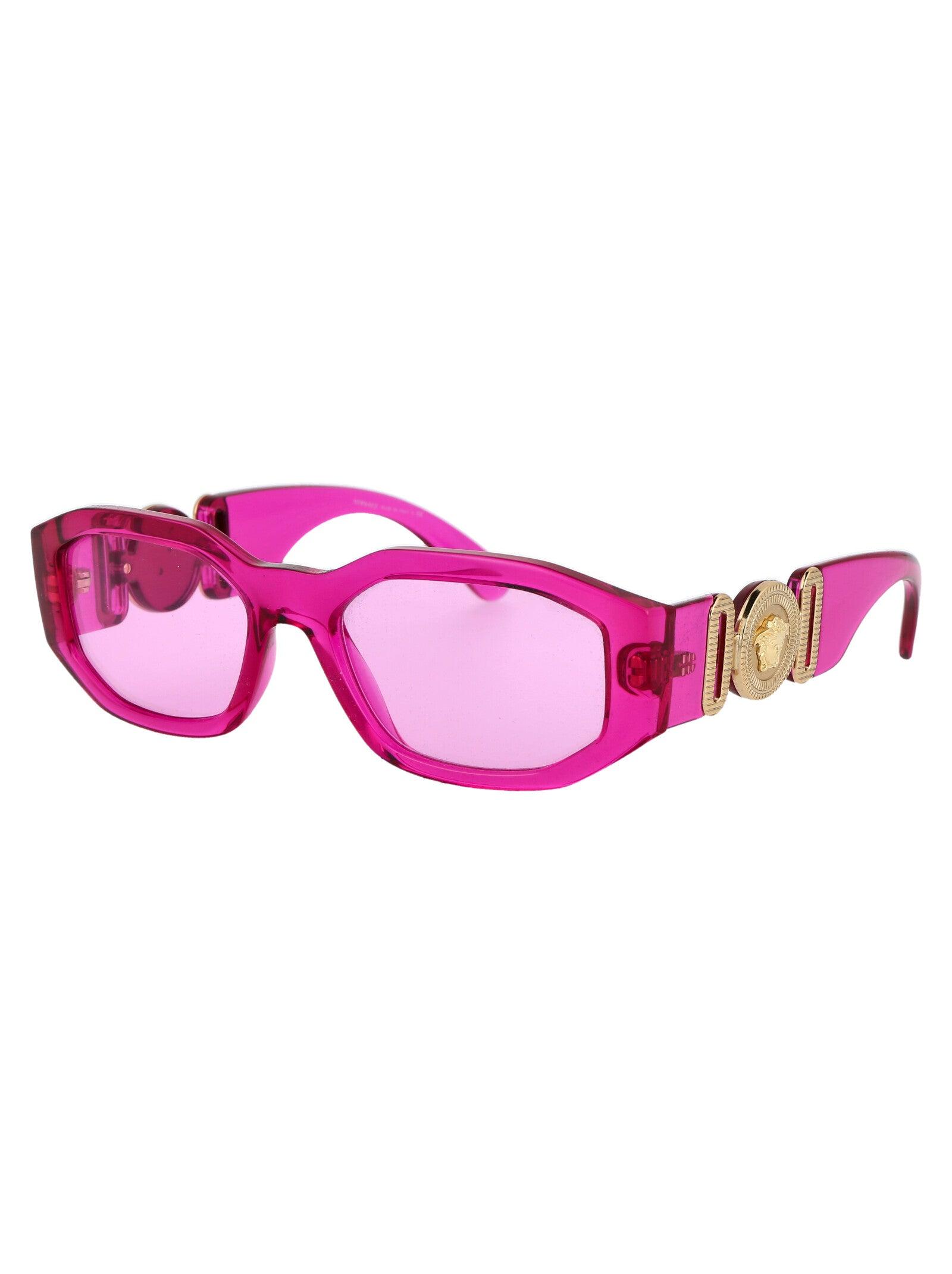 Versace Sunglasses in Pink | Lyst