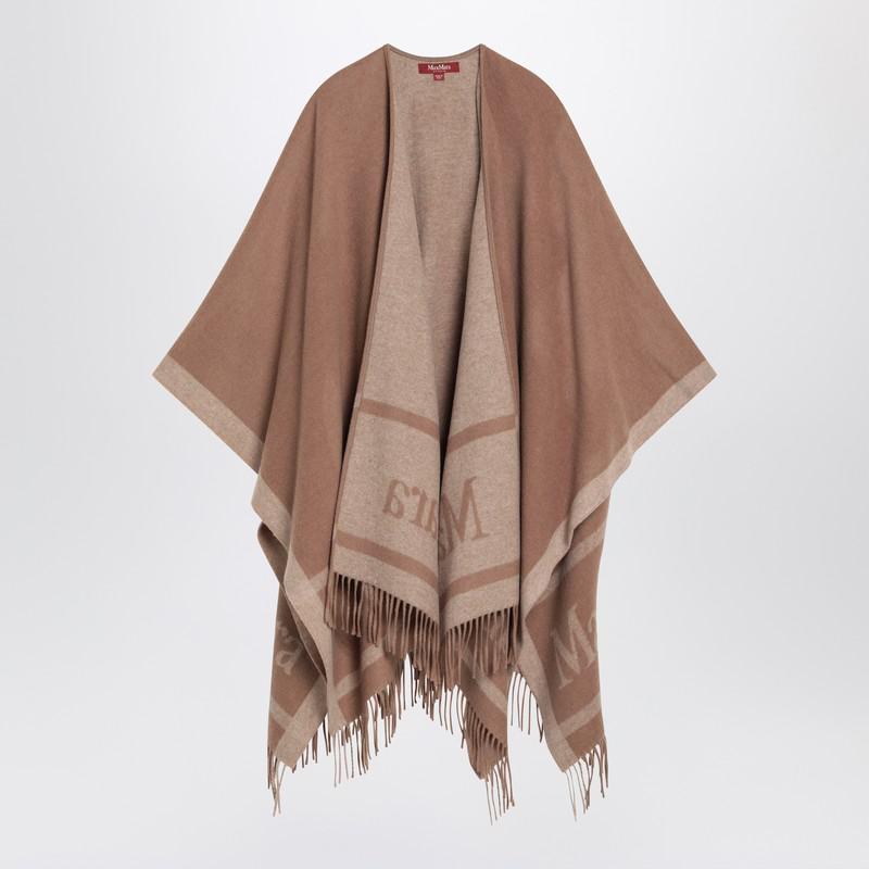 ポンチョ・ケープ Max Mara Biker-Style Wool Cape Women's Elegant Capes, Cloaks and Ponchos | Max Mara
