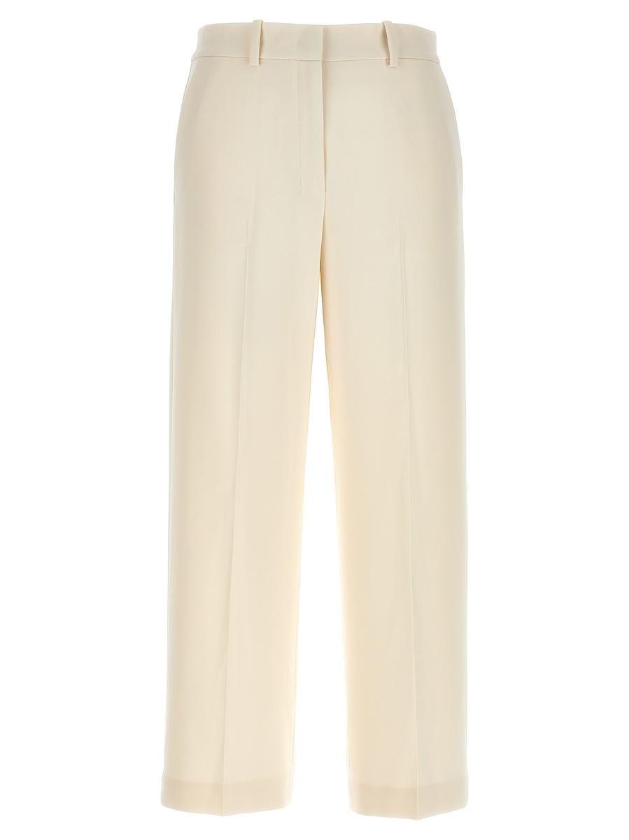 Theory 'relax' Pants in Natural | Lyst